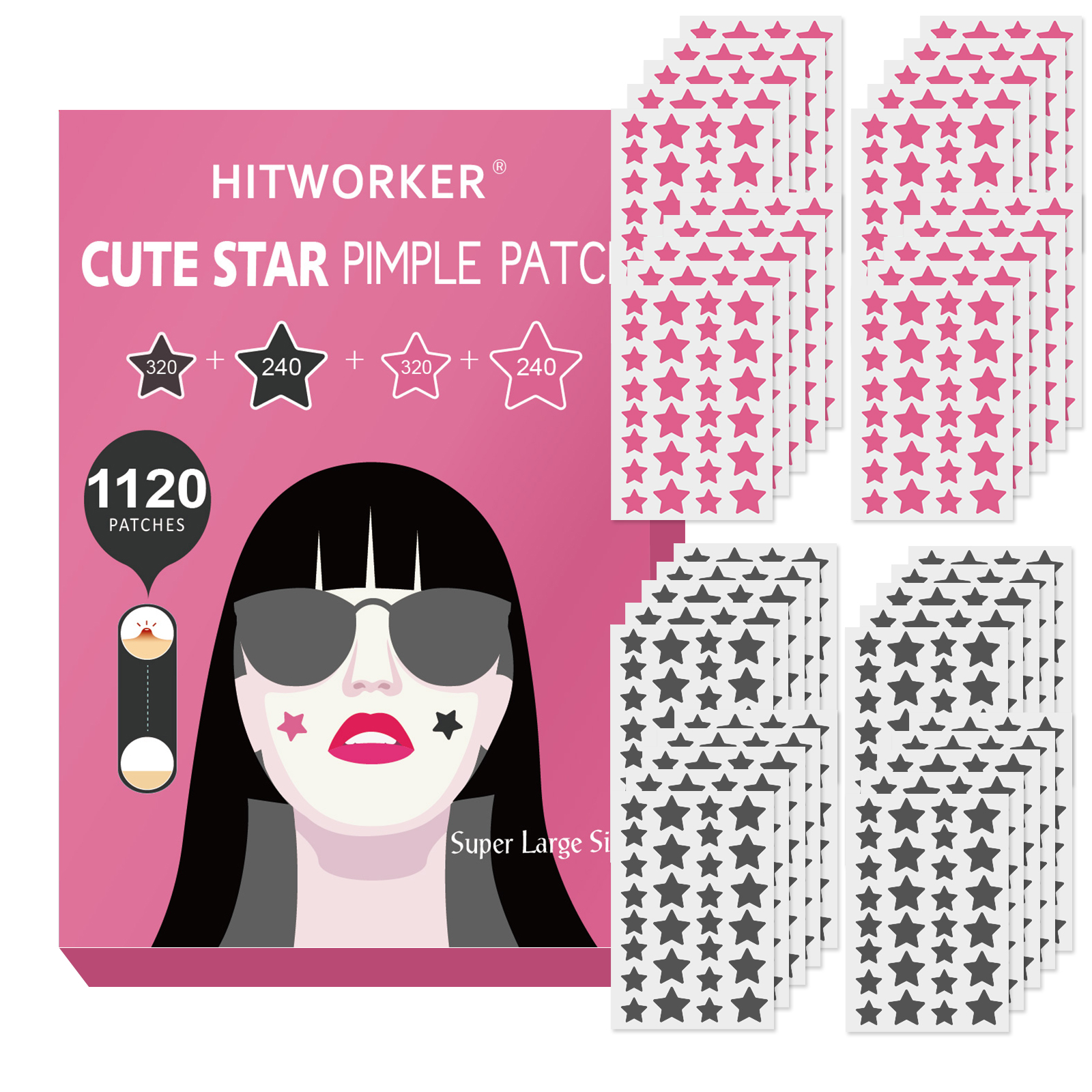 Skincare You - 1120pcs Repair Acne Patch Facial Skin