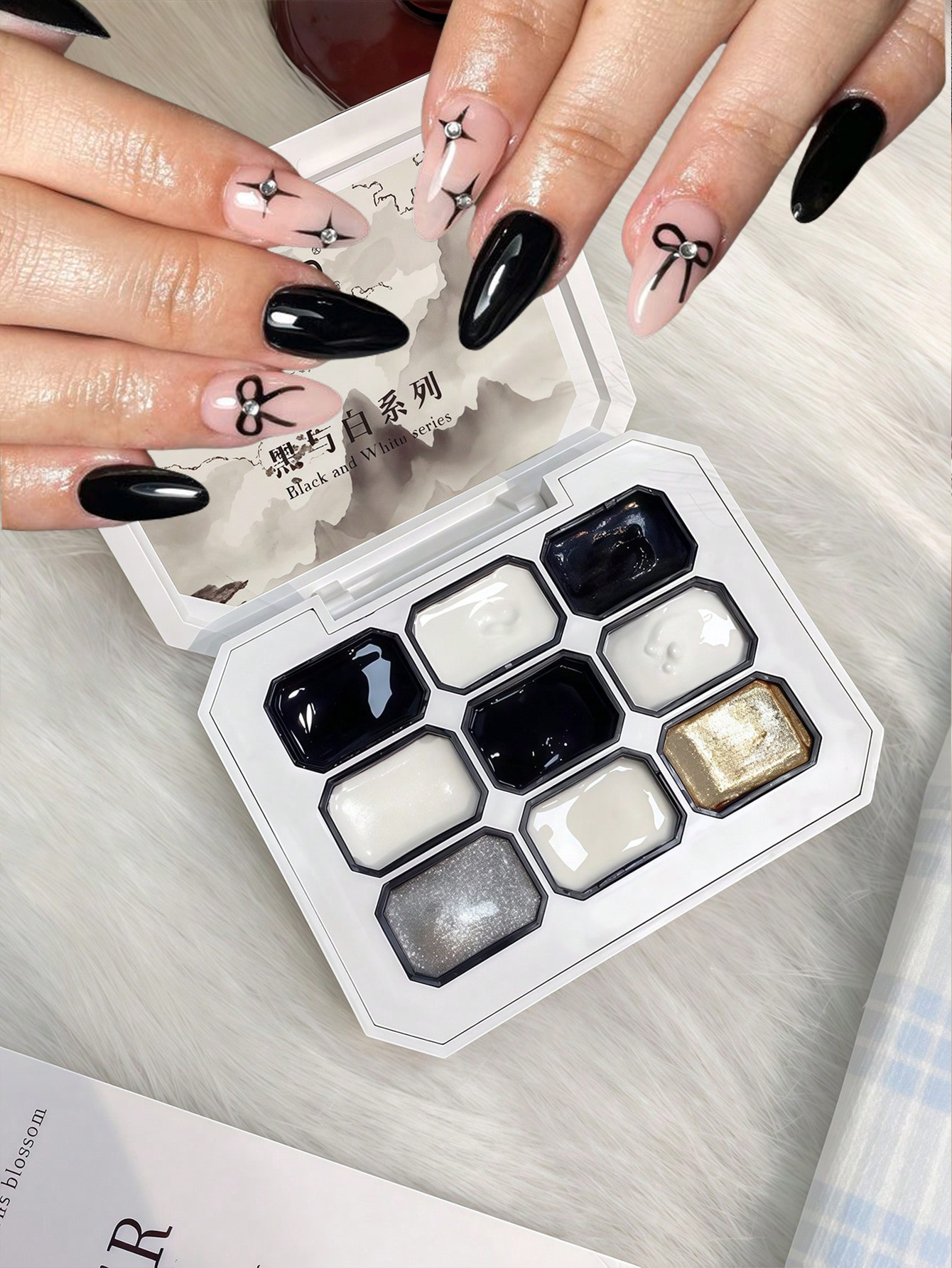 SJP 9-grid solid nail polish b - Cucumber Cooling Gel ulasan dan harga