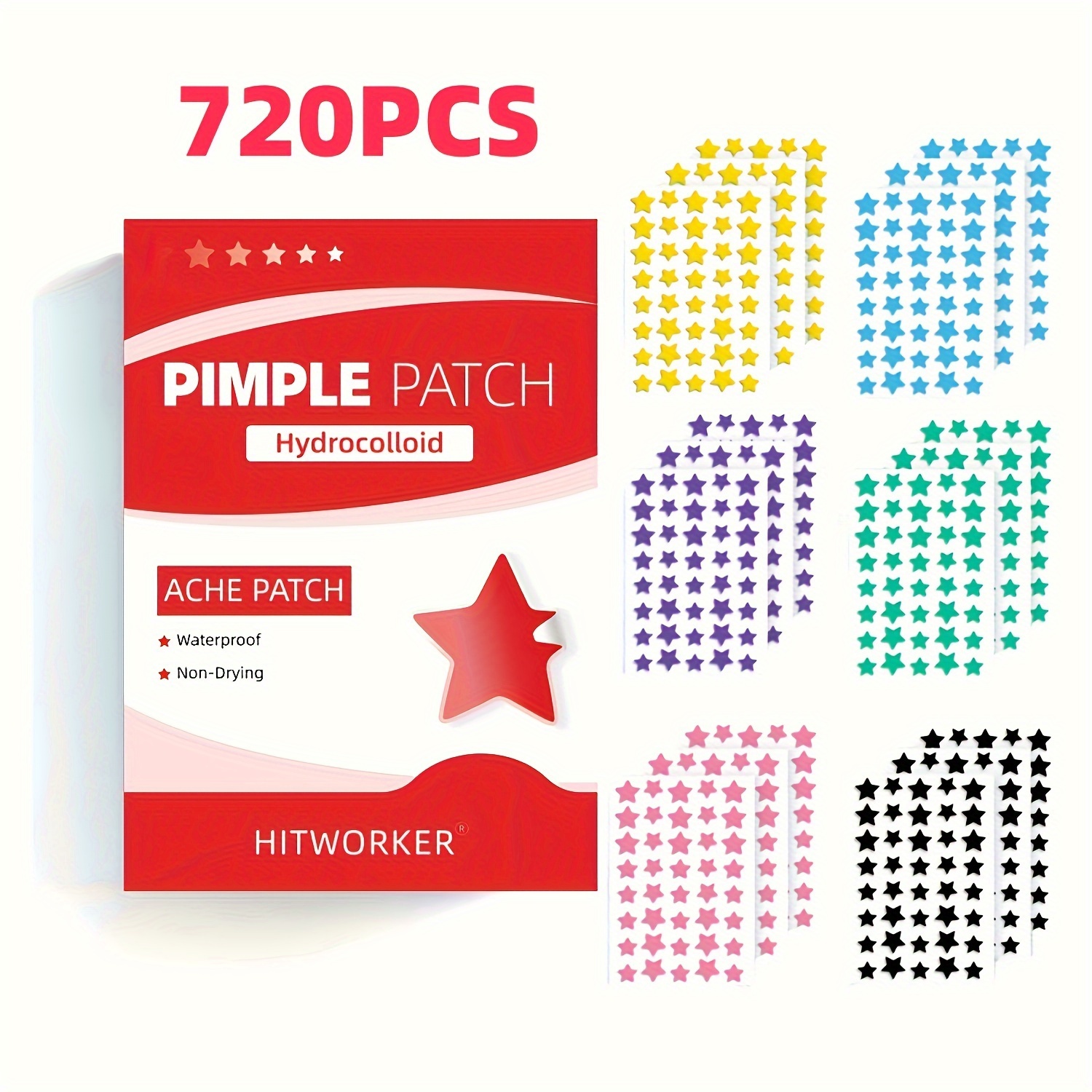 240/720/960 pcs 6-Color Star P - Skincare You ulasan dan harga