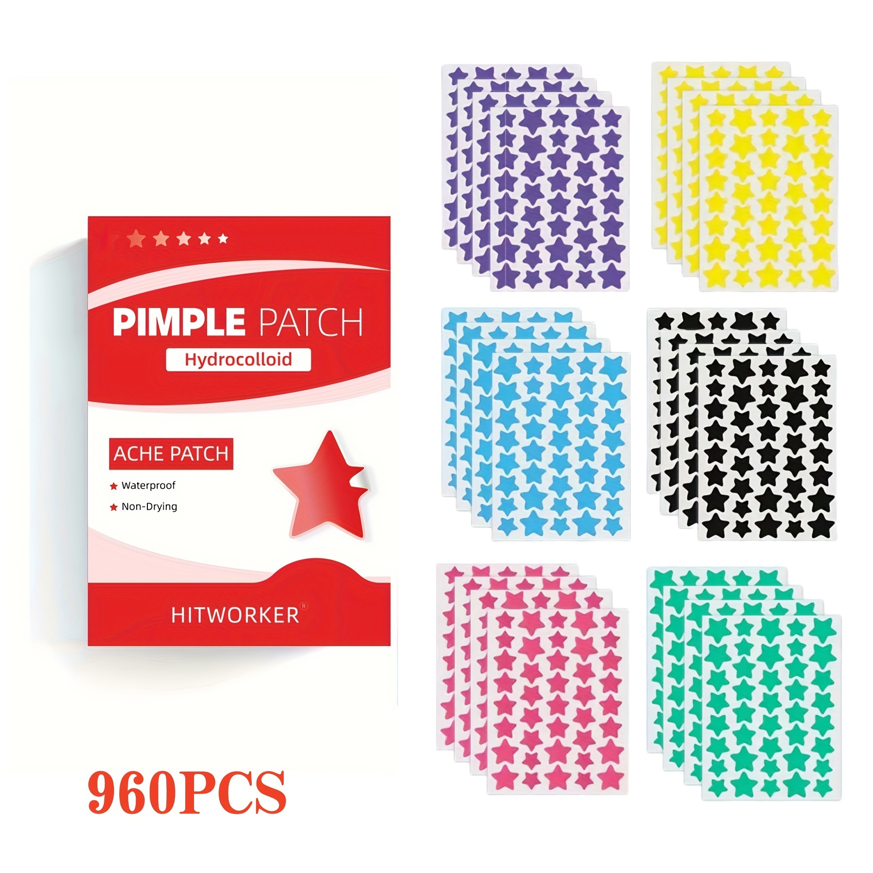 240/720/960 pcs 6-Color Star P - Skincare You ulasan dan harga