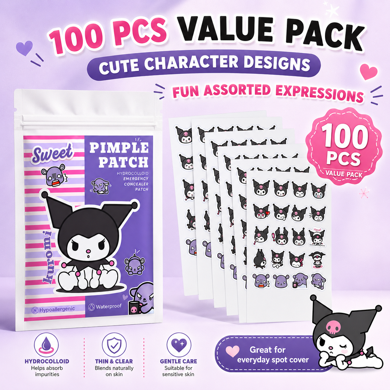 Hello Kitty Cute Pimple Patche - Skincare You ulasan dan harga