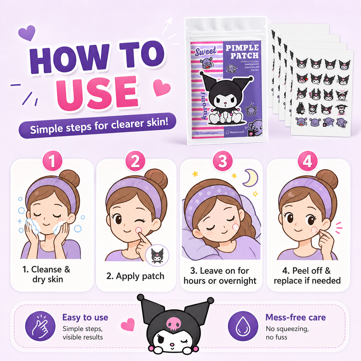 Hello Kitty Cute Pimple Patche - Skincare You ulasan dan harga