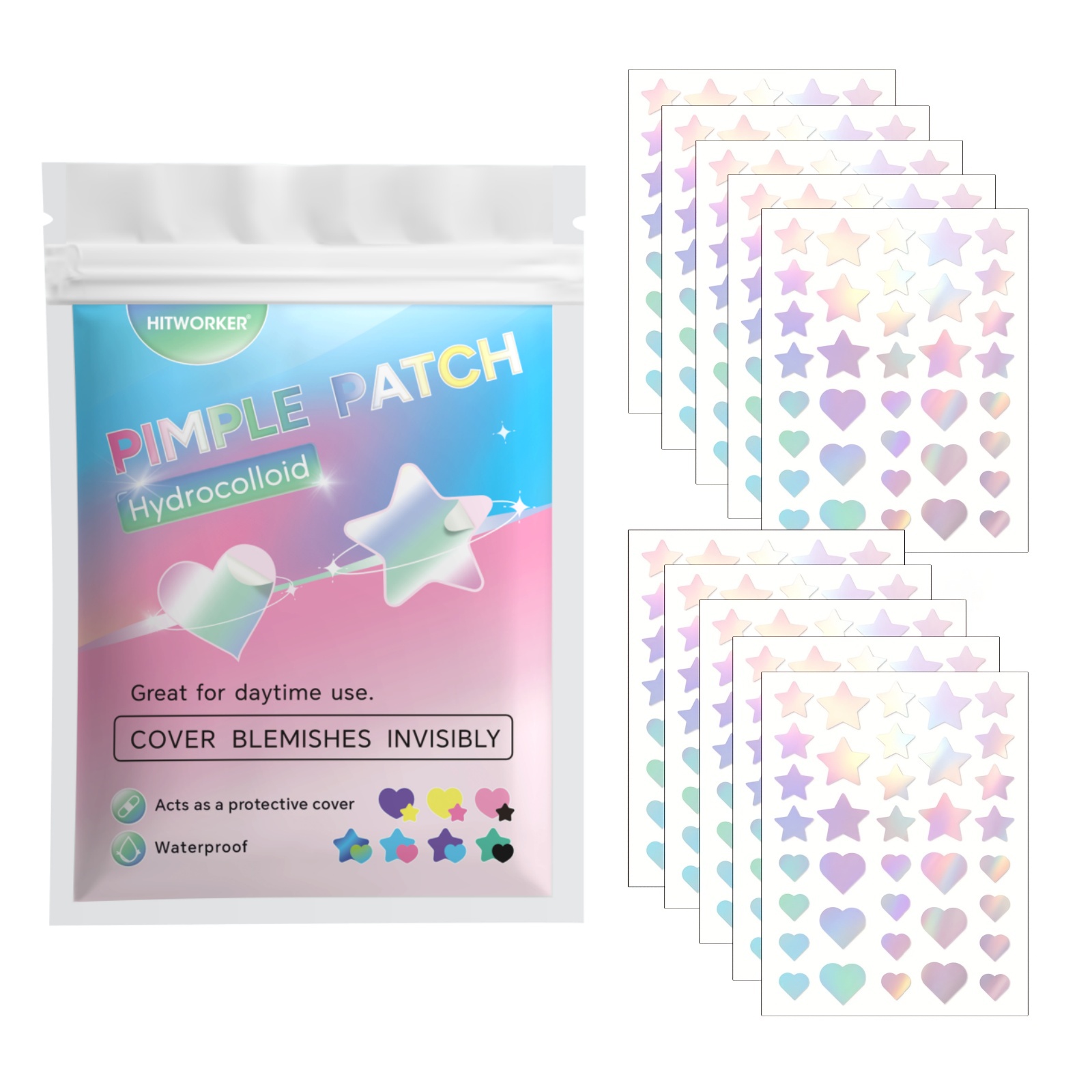 360pcs Colorful Acne Patches – - Skincare You ulasan dan harga