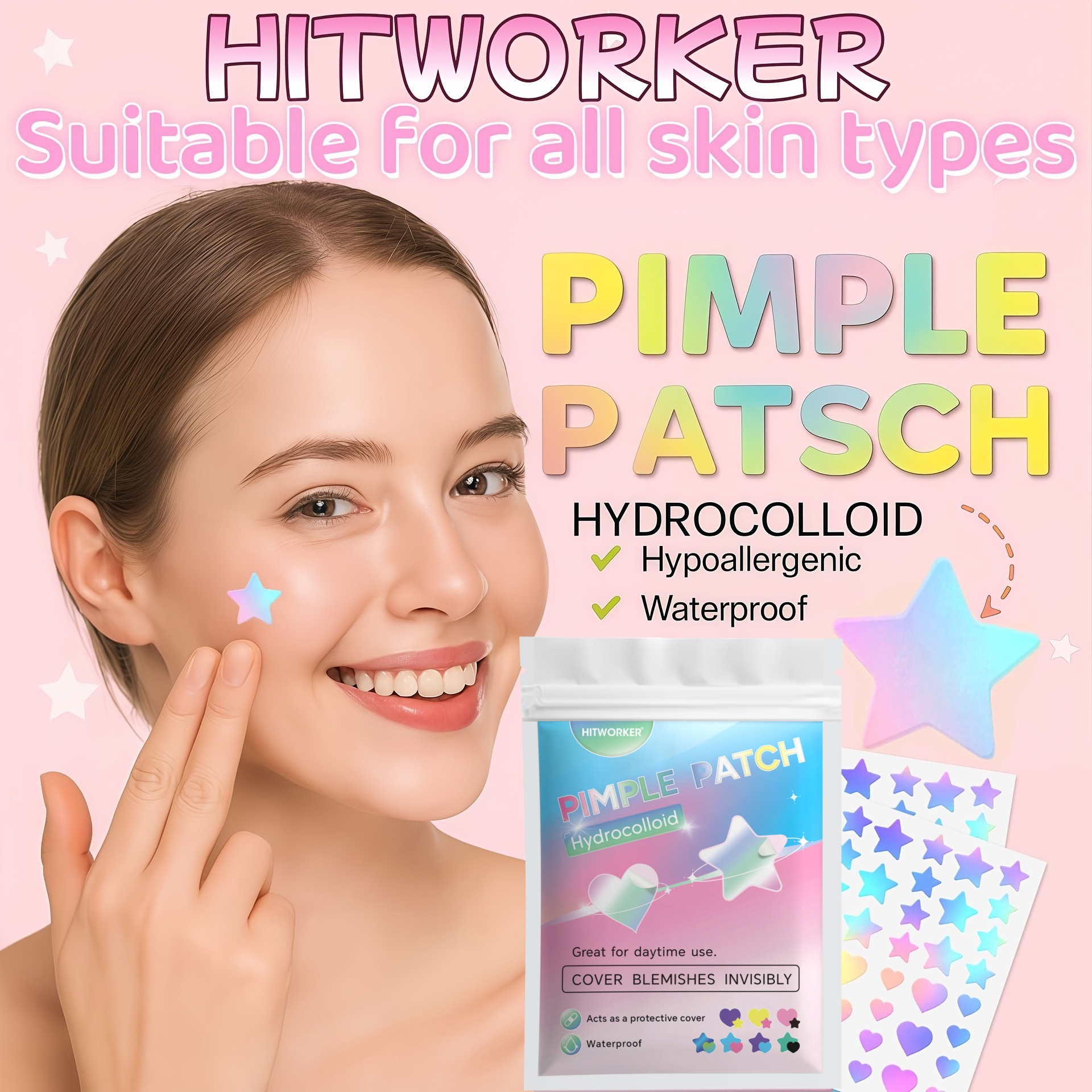 360pcs Colorful Acne Patches – - Skincare You ulasan dan harga