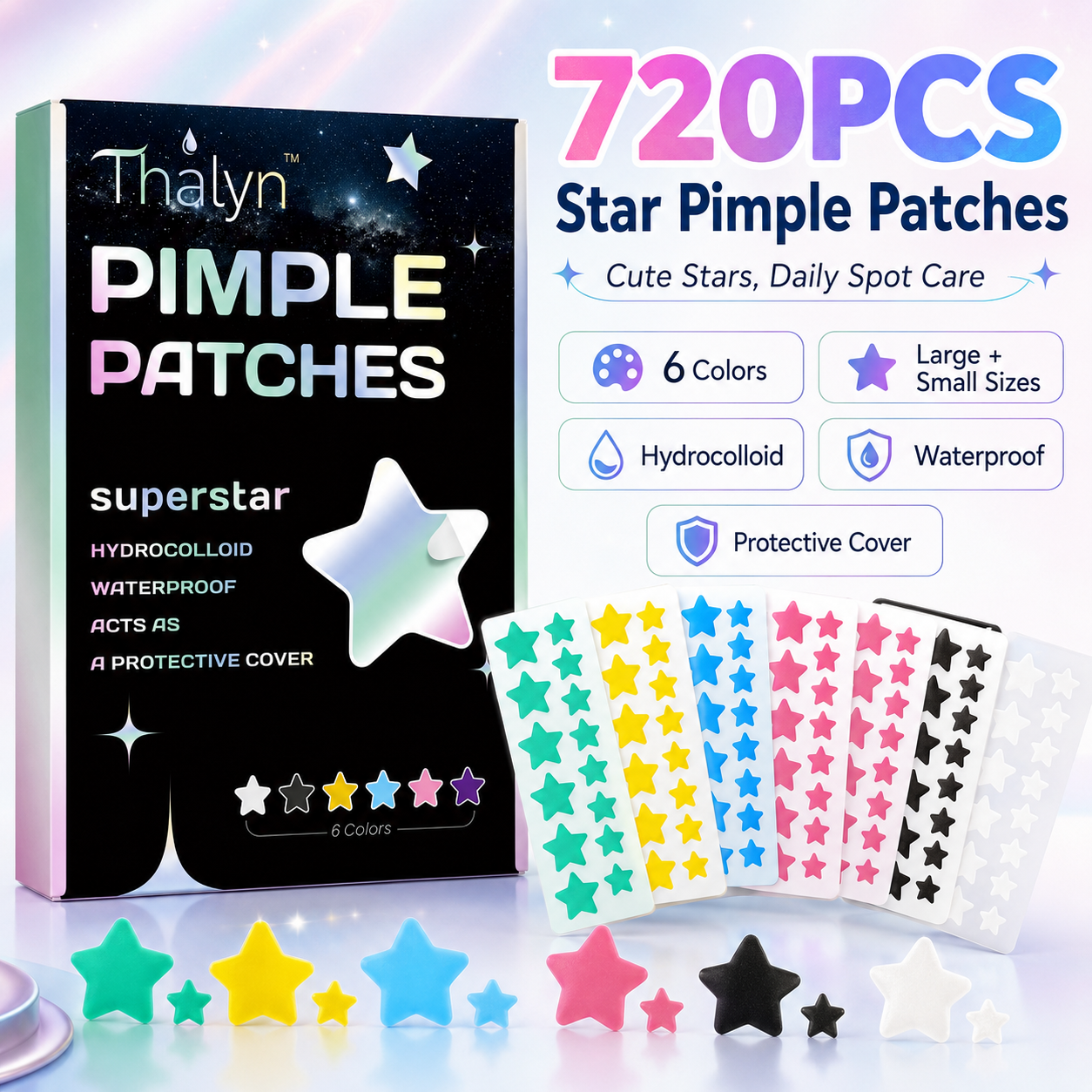720PCS Star Blemish Patches Hy - Skincare You ulasan dan harga