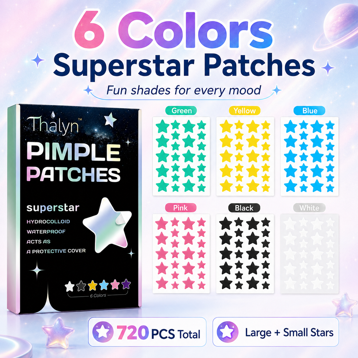 720PCS Star Blemish Patches Hy - Skincare You ulasan dan harga