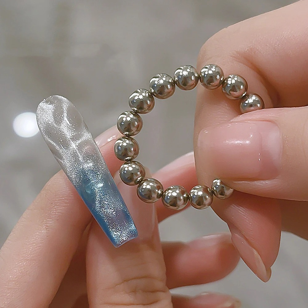 20Pcs Round Nail Magnet Beads  - Cucumber Cooling Gel ulasan dan harga