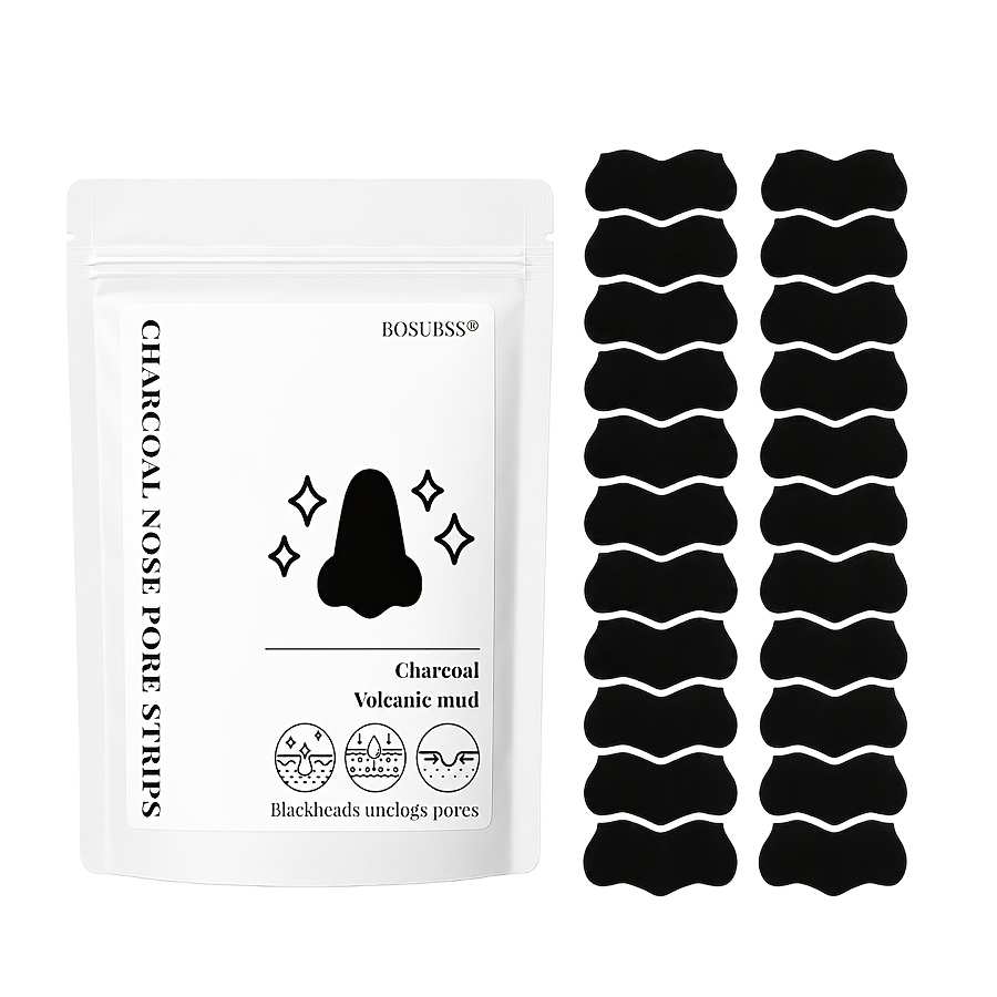 Tea Tree Charcoal Nose Strips  - Charcoal Pore Strip ulasan dan harga