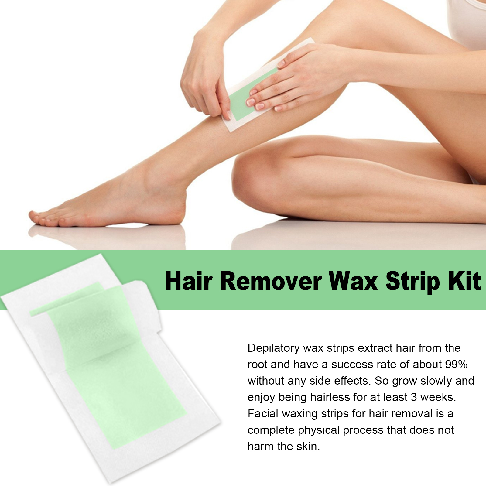 EELHOE Hair Removal Wax Strip  - Charcoal Pore Strip ulasan dan harga