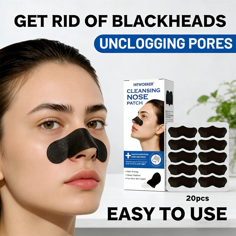 Unisex Blackhead Remove Mask N - Charcoal Pore Strip ulasan dan harga