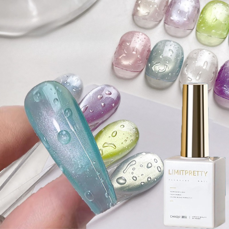 Water Drop Nail Gel Set 3D Cry - Cucumber Cooling Gel ulasan dan harga