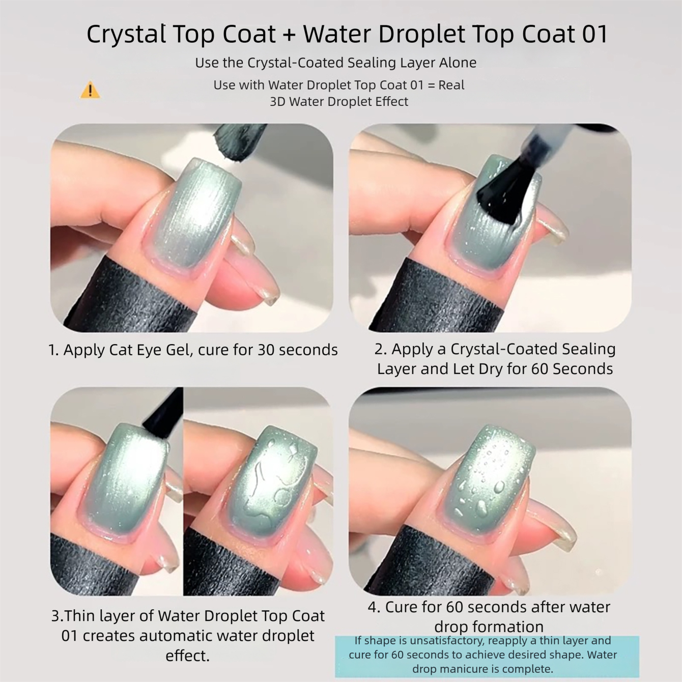 MIANEL Water Drop Top Coat 202 - Cucumber Cooling Gel ulasan dan harga