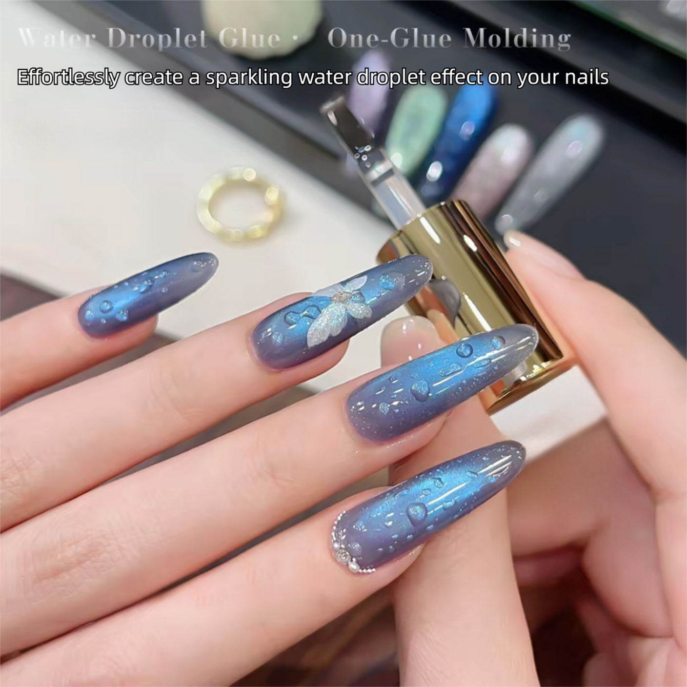 MIANEL Water Drop Top Coat 202 - Cucumber Cooling Gel ulasan dan harga